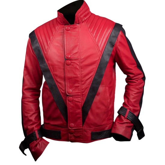 Kid’s Michael Jackson Thriller Jacket – Iconic Red Leather Jacket