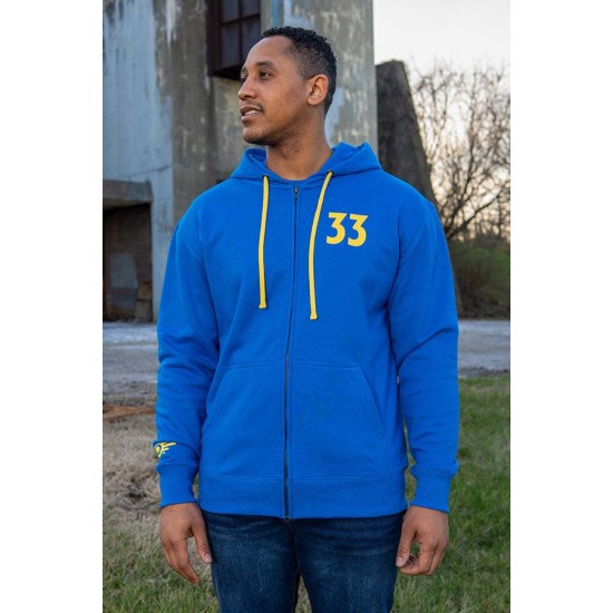 Fallout Vault 33 Zip-Up Hoodie