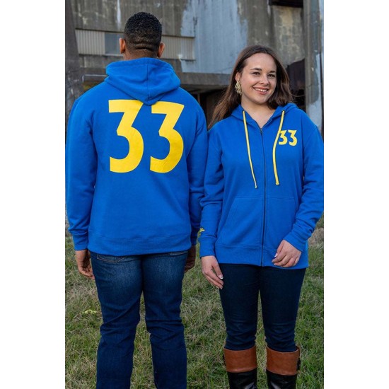 Fallout Vault 33 Zip-Up Hoodie