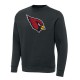 Men's Arizona Cardinals Charcoal Cardinal Victory Pullover Sweatshirt