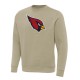 Men's Arizona Cardinals Khaki Cardinal Victory Pullover Sweatshirt