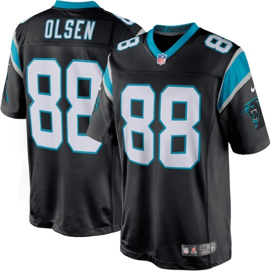 Men’s Carolina Panthers Greg Olsen Black Jersey – Limited Edition