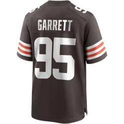 Cleveland Browns Nike Game Alternate Jersey - White - Myles Garrett - Mens