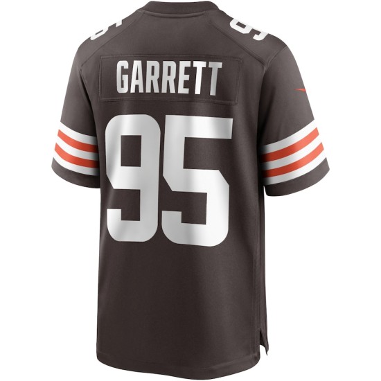 Cleveland Browns Nike Game Alternate Jersey - White - Myles Garrett - Mens