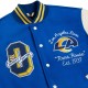 Men’s Los Angeles Rams OVO Varsity Jacket – Royal Blue Full-Snap | Fleshandhide