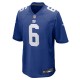Men's New York Giants Jaxson Dart Nike Royal 2025 NFL Draft First Round Pick Game Jersey