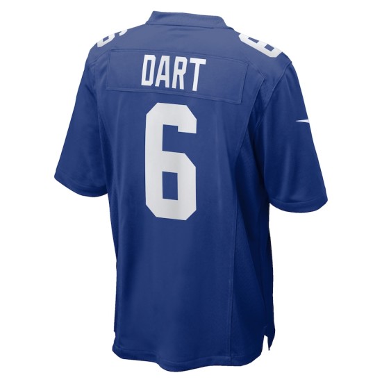Men's New York Giants Jaxson Dart Nike Royal 2025 NFL Draft First Round Pick Game Jersey