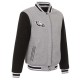 Men's JH Style Gray Philadelphia Eagles Fleece Full-Snap Jacket
