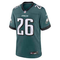 Philadelphia Eagles Nike Home Game Jersey - Midnight Green - Saquon Barkley - Mens