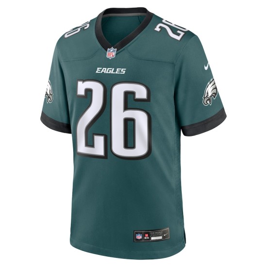 Philadelphia Eagles Nike Home Game Jersey - Midnight Green - Saquon Barkley - Mens