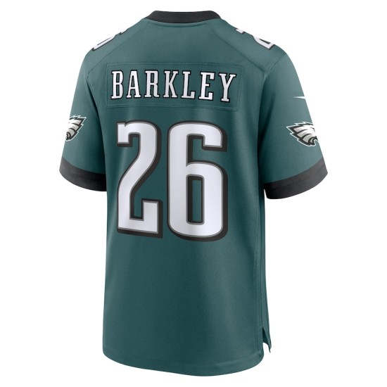 Philadelphia Eagles Nike Home Game Jersey - Midnight Green - Saquon Barkley - Mens