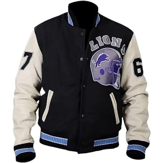 Detroit Lions Varsity Jacket Beverly Hills Cop