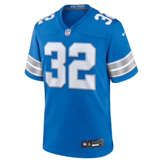 Men's Detroit Lions Lions Brian Branch Nike Blue 2nd Alternate Game Jersey