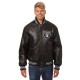Men's Las Vegas Raiders JH Styles Black Leather Jacket