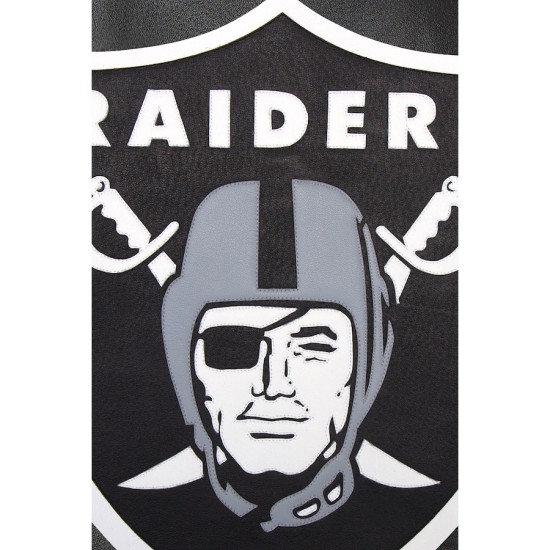 Men's Las Vegas Raiders JH Styles Black Leather Jacket