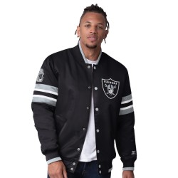 Men’s Las Vegas Raiders Varsity Jacket – Black Starter Scout I | Fleshandhide