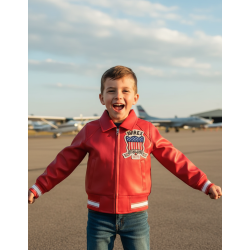 Avirex Icon Jacket - Icon Leather Jacket For Kids