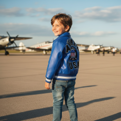 Avirex Icon Jacket - Icon Leather Jacket For Kids