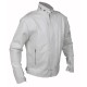 Daft Punk White Eloctroma Get Lucky Jacket with Zipper and Stitching Details