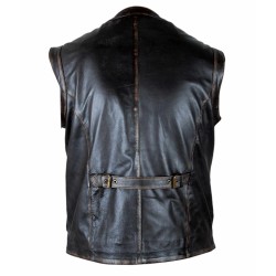 Mens Jurassic Vest Distressed