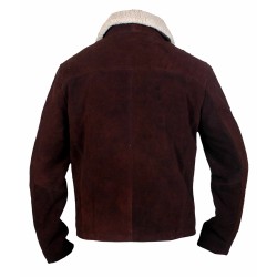 Mens Rick Grimms Brown LEather Jacket