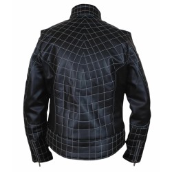 Men's Amazing SpiderMan Black Leather Jacket