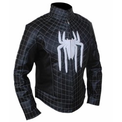 Spiderman Jacket - Mens White Logo Jacket Flesh & Hide