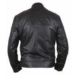 Mens Wanted Black Jacket