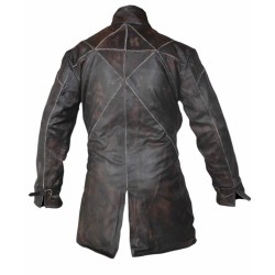 Mens Watch Dog Long Coat Jacket