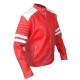 Tylor Durden - Fight Club Red Leather Jacket