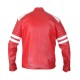 Tylor Durden - Fight Club Red Leather Jacket