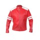 Tylor Durden - Fight Club Red Leather Jacket