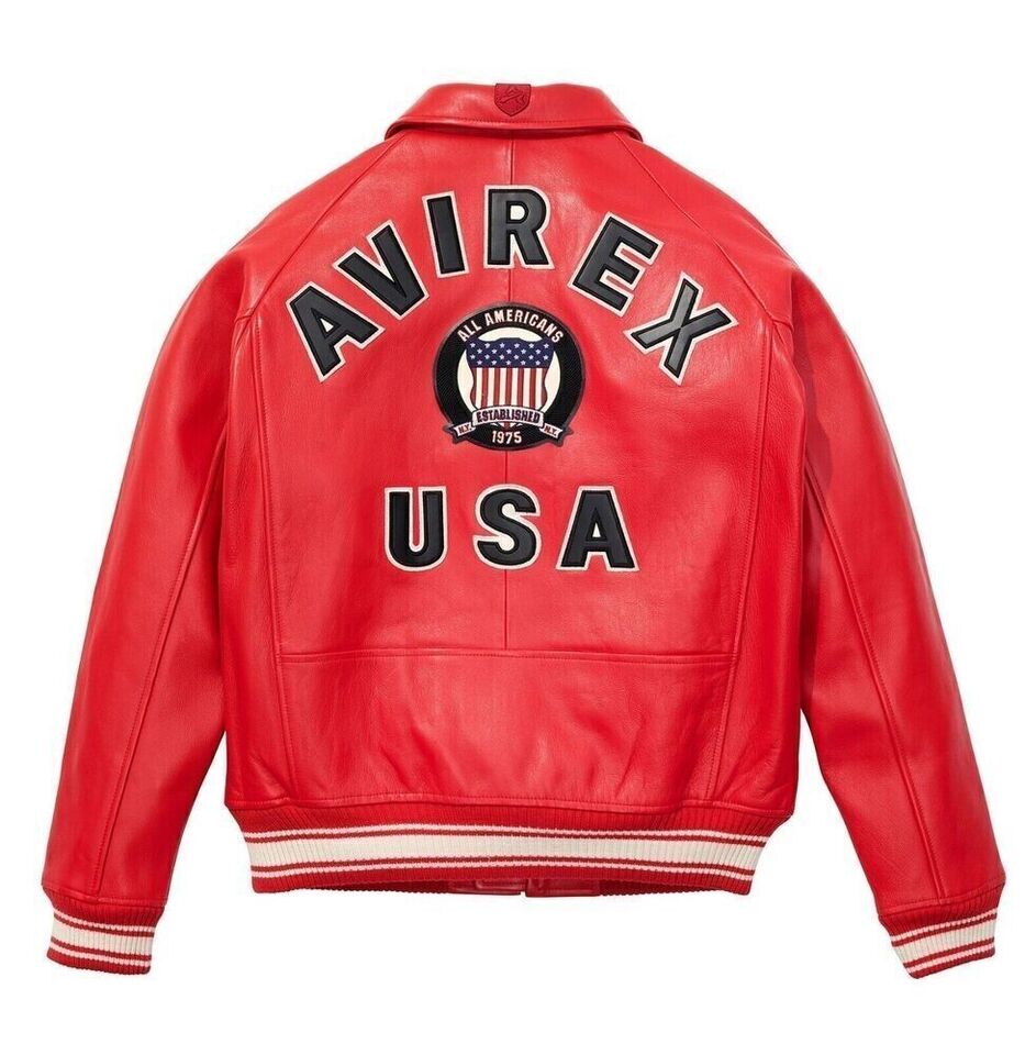 avirex leather jacket for boys